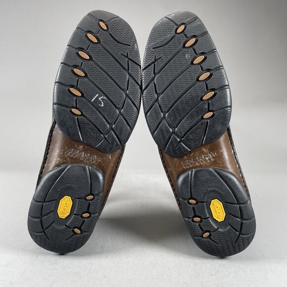 Sperry’s Gold Cup Men’s Size 9 M Slip On Black Leather Driving Loafer Casual GUC - Picture 4 of 9